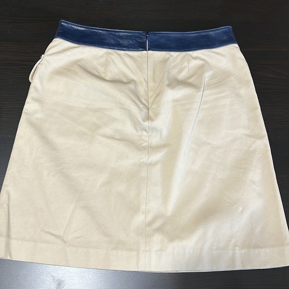 Tory Burch leather waist utility joss skirt - Picture 6 of 11